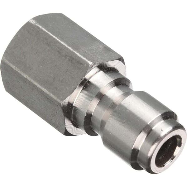 Højtryksrenser adaptersæt, 3/8-tommer lynkoblingssæt, hun-fitting, rustfrit stål, 5000 PSI 0.05