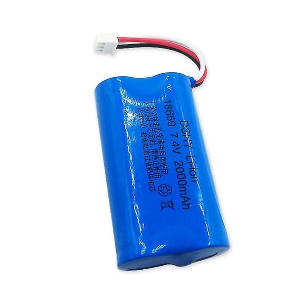 18650 Litiumbatteri 7,4v 2000mah Xh-3p-kontakt Elektrisk leksak Fjärrkontroll Litiumbatteripaket [kk]
