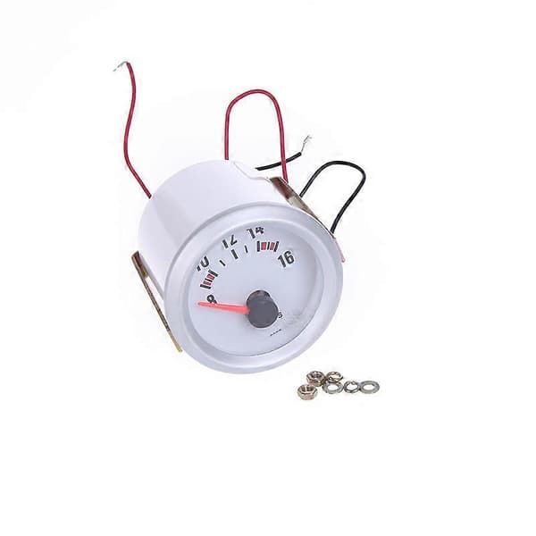 Voltmätare för bil 2\" 52mm 8~16V Blått LED-ljus[D]