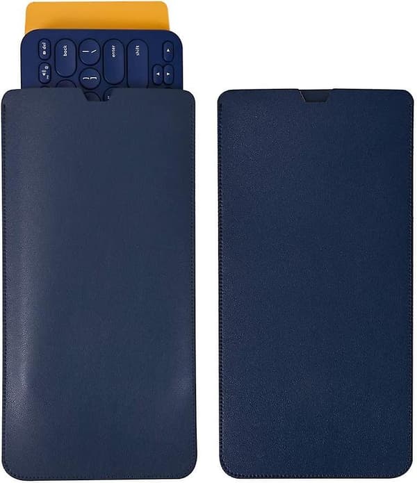 Nahkainen näppäimistön suojus Logitech K380 Bluetooth Multi-Device langattomalle näppäimistölle, matkakassi, näppäi[D]