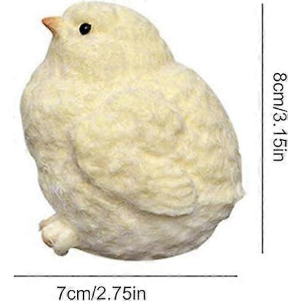 Kyckling Squishy Leksak, Handgjord Taba Squishy Leksaker, Ultra Mjuk Kycklingformad Klämleksak, Fluffig Kycklingformad Sinnesleksak, Squishy Leksaker för Att Lätta på Stress