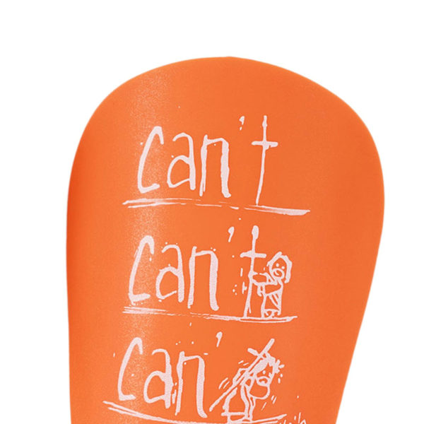 2 stk. Mini Fodbold Benskinner Benbeskyttelse til Udendørs Sport Fodboldkamp Grøn 8cmx5cm[D] Orange 8cmx5cm Multi