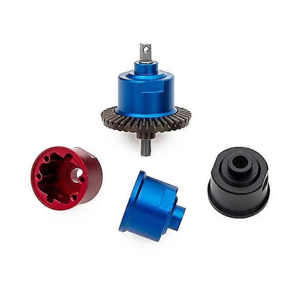 Metalldiffusorhus foran og bak for Traxxas Slash 4x4 Vxl, 2[D]