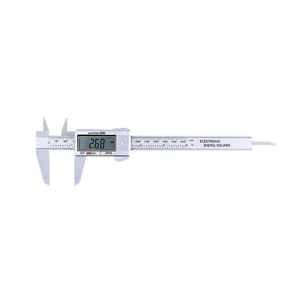 150 mm/6 tommer LCD Digital Elektronisk Karbonfiber Skyvelære Mikrometer[D]