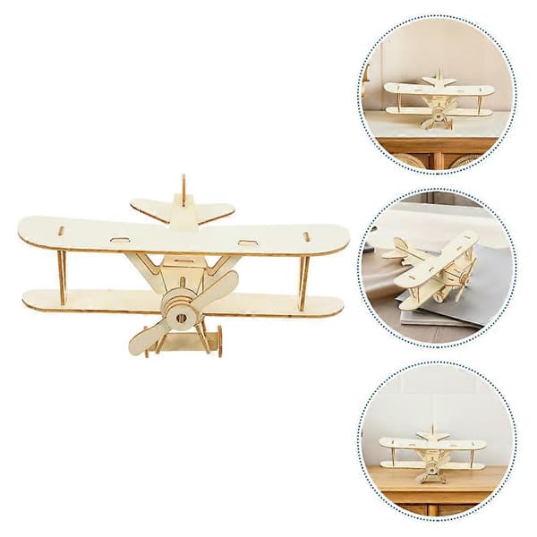 Tre Flymodellsett for Barn Pedagogisk DIY Tre Fly 2 stk Sett[D]
