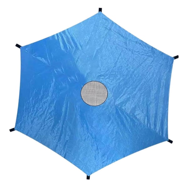 Trampolinskydd Solskydd Trampolintillbehör Trampolinmarkis Trampolintak för Park Utomhus [D] 10ft