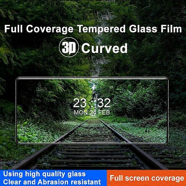 IMAK För vivo X Fold3/X Fold3 Pro 3D Böjd Helskärmsskydd HD Klar Härdat Glasfilm