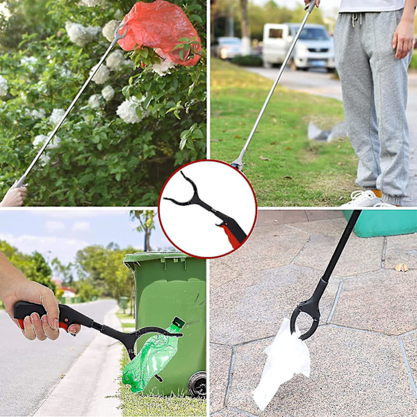 2-pack 30 cm Barnklämmor, Kort Grepp för Seniorer, Trädgårdsklämma, Samlingsklämmor, Hygieniska Klämmor