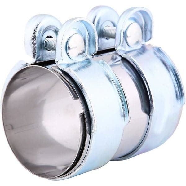 Rustfri Stål Udstødningsklemme til Bil, 50 mm Diameter, M10 Bolt[D]