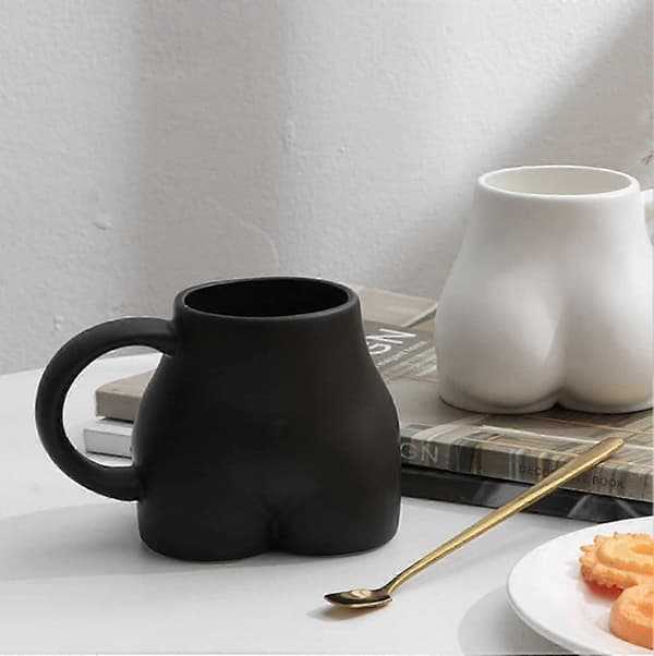 Sjov Numse Kaffekrus, 3D Numse Keramiske Kaffekrus[D] Black