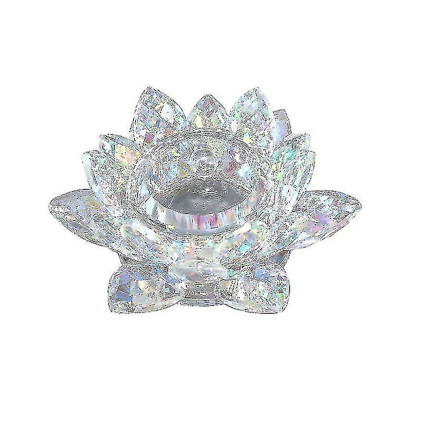 Krystal Lotus Teelysholder Lotus Petal Ønske Lysholder