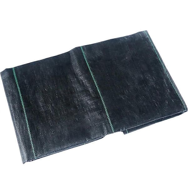 Fiberdug til landskabspleje Kontroldug Drivhuse Husejere Bruger 1 Sæt[D] Black 500X100X0.1CM