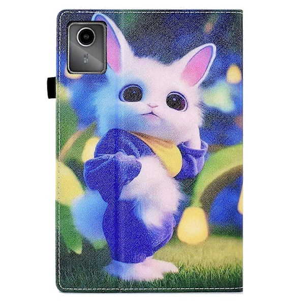 Läder Smartfodral för Lenovo Tab M11 / Xiaoxin Pad 11 2024 Cute Rabbit