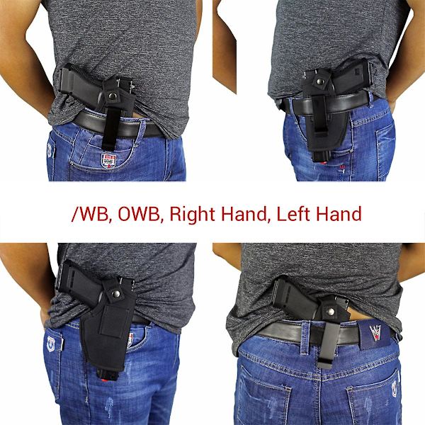 Skjult Bærende Holster Talje Pistols Elastisk Holder