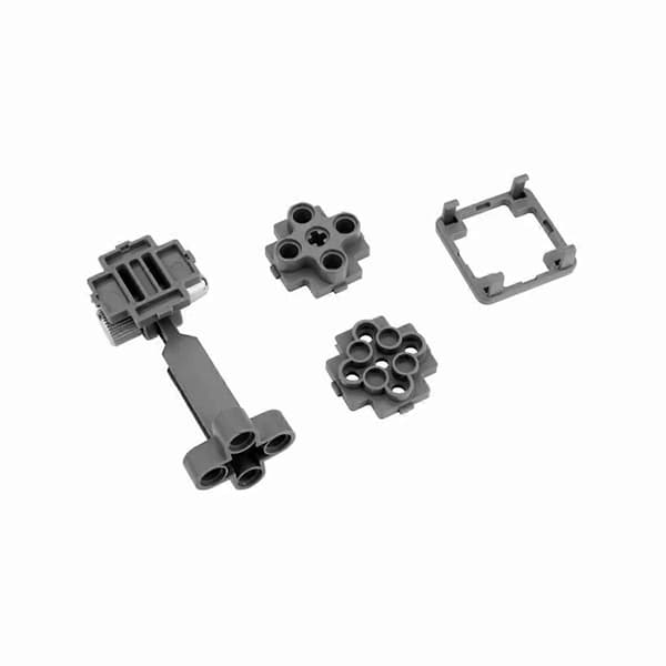 Clip-B Brick Kit Multifunktionelt Kit Bagklips Kraveklips Reservedele til M5Stickc Unit IoT-enheder[D] Dark Gray