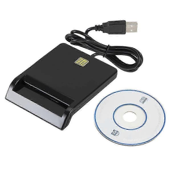 USB Smartkortleser for bankkort IC/ID EMV SD TF SIM MMC-kortlesere USB-CCID ISO 7816 for Windows 7 8 10 Linux OS[D]