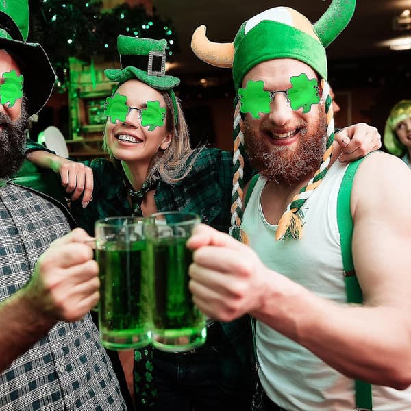St. Patricks Dag Irsk Shamrock Blade Briller NIUNIU[D]