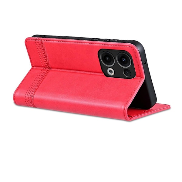 PU-fodral med kalvtextur för OPPO Reno13[D] Red