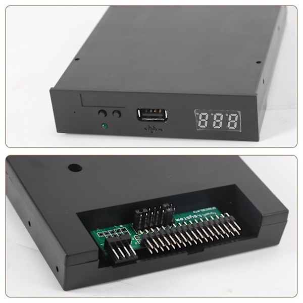 Version Sfr1M44-U100K Svart 3.5 Tums 1.44Mb Usb Ssd Diskettstation Emulator För Korg Elektroniska Tangentbord