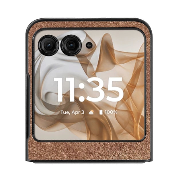 Læderetui til Motorola Razr 50 Brown