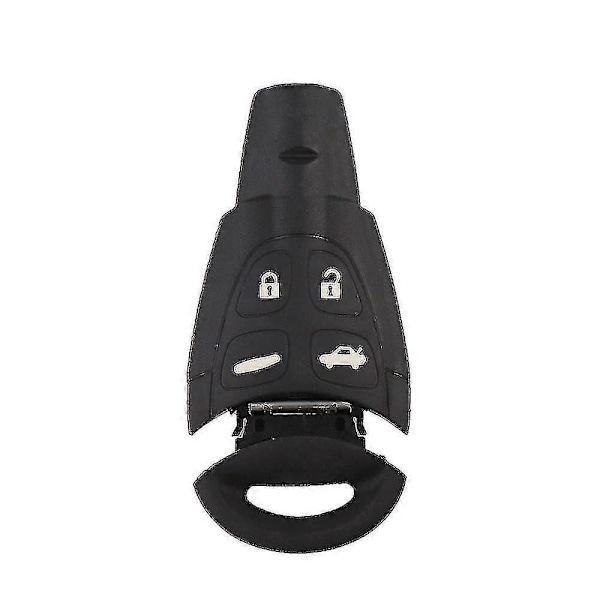 434MHz Smart Fjärrkontroll Bilnyckel Fob För Saab 93 95 9-3 9-5 2003-2010 Ltqsaam433tx Id46 Chip Ersättning Mjuk Gummi Pad Fodral[D] Shell with blade