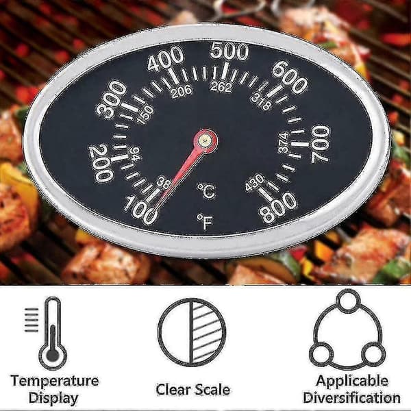 Nexgrill BBQ Grill Termometer Ersättning Master Temperaturindikator[D]