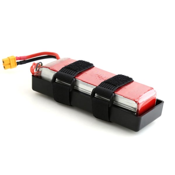 2 sett RC plast batteriboks batteriboksbrakett for 1/8 1/10 Axial SCX10 Traxxas TRX4 D90 RC