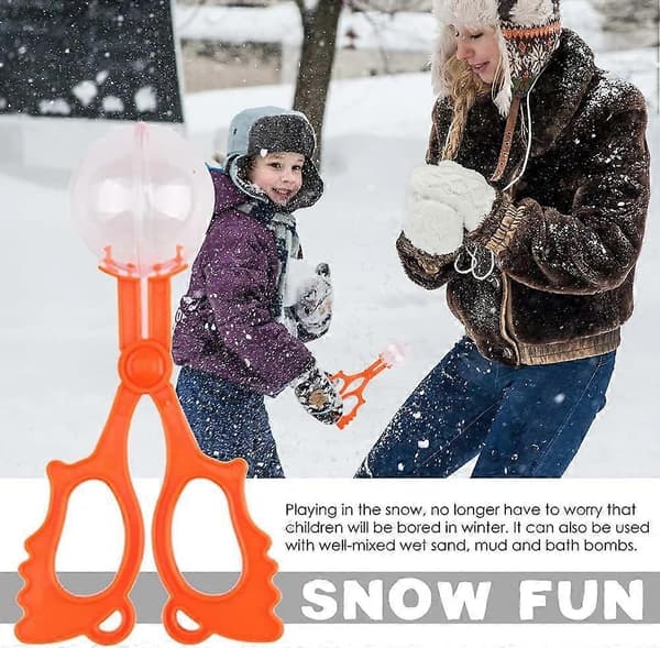 Sett med 3 snøballklyper for barn [D]