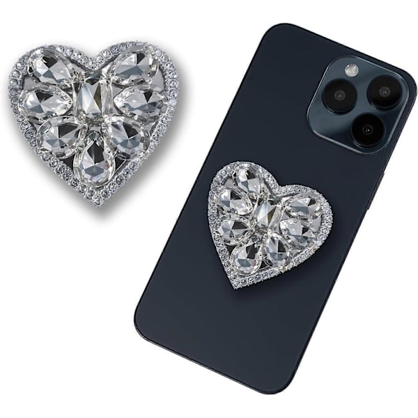 Sött Diamant Vikbart Telefon Grepp Ställ [D]