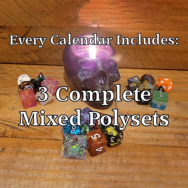 Dungeons & Dragons 24-dages Julekalender, Inkluderer Terninger og Mere[D]