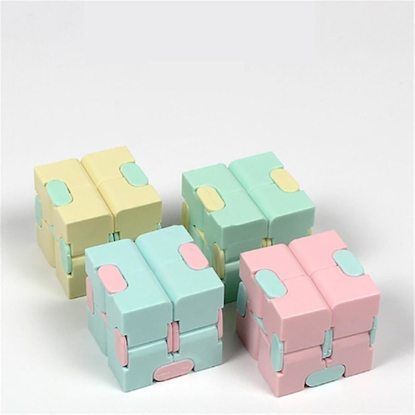 Infinity Mini Finger, Ångest Stress Relief Cube Blocks[D] D