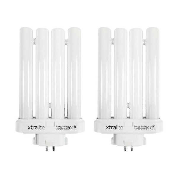 27w Dagslys Erstatningspære til High Vision Læselamper, 4 Pin Gx10q-4 Quad Tube (6500k)[D] Pack Of 2