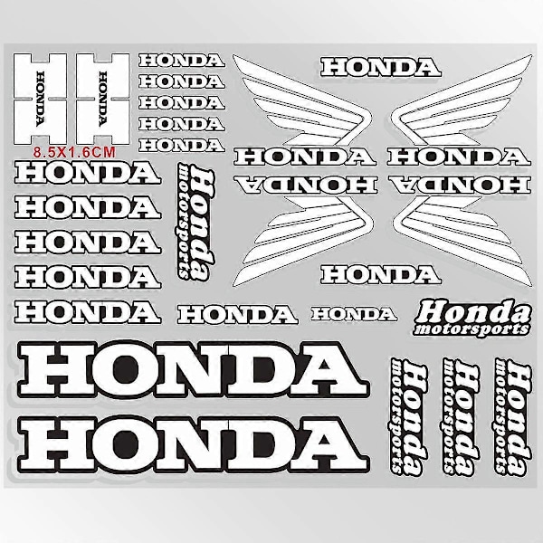 Klistremerker for Honda, Dekaler, Motorsykkel Tank Logosett FG152