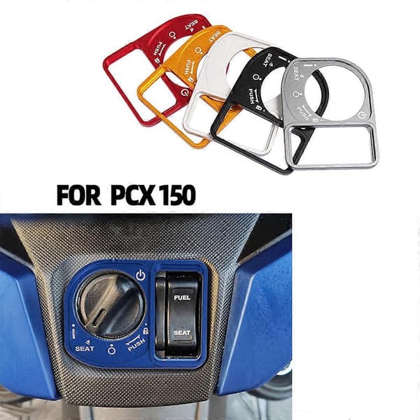 Hög Hårdhet Motorcykel Elektriskt Dörrlås Skydd Passar PCX150[D] Blue