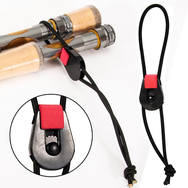 Fiskestangstropper Stangholderbelte Strikk Feste Oppheng Wrap[D]
