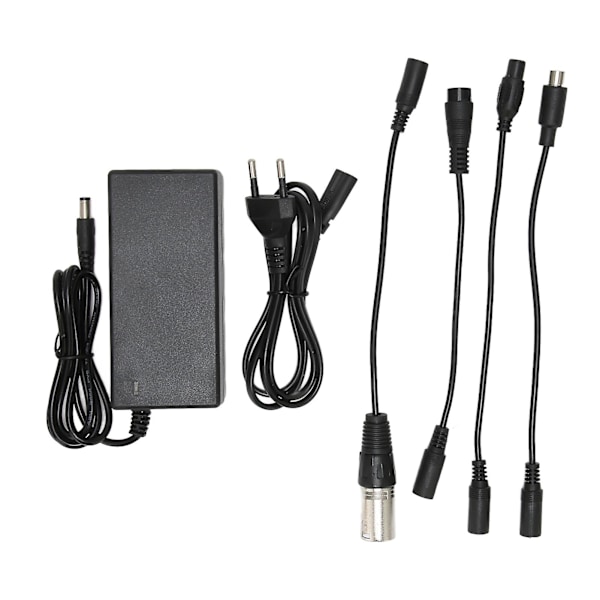 36V Lithium Batteri Hurtig Opladning Strømforsyningsadapter - 42V 2A DC5.5x2.5 EU Stik