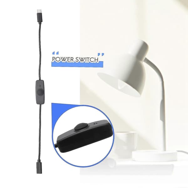 Virtakytkin USB Type C merkkivalolla Raspberry Pi 4B[D]:lle