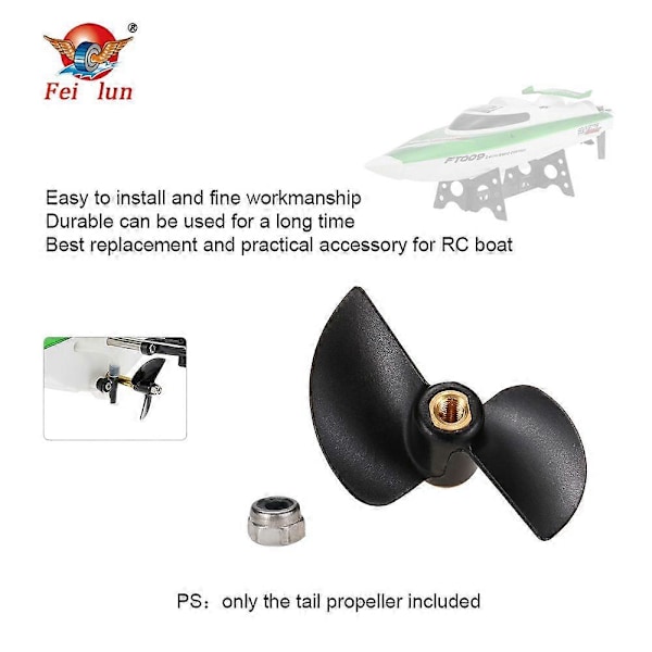 Feilun FT009-12 Akterpropeller Båt Reservdel för Feilun FT009 RC Båt[D]