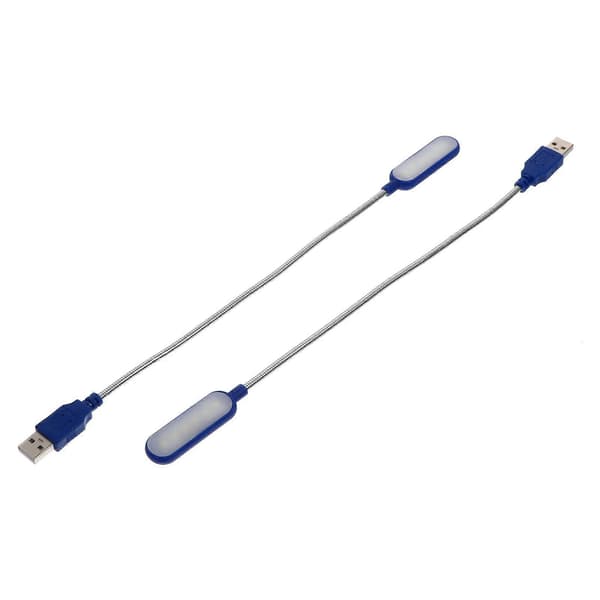 Bærbar USB leselampe for bærbar datamaskin, for skrivebord, 2 stk sett [D]
