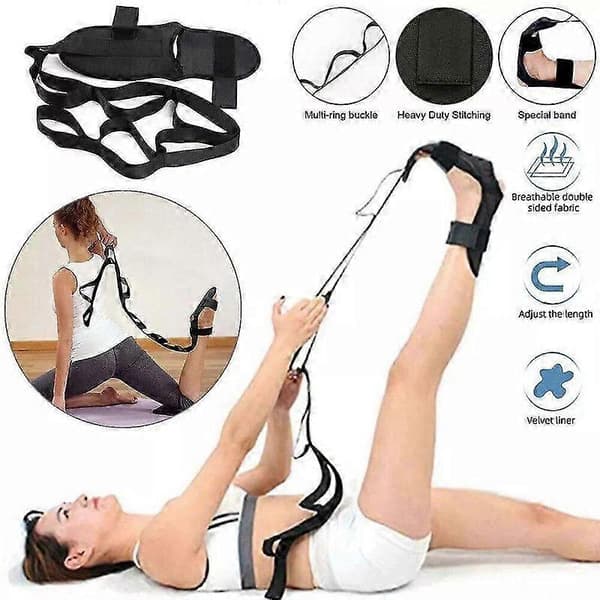 FlexStrap - Stretchband, Vår Bästa VivoFlex-rem, Flex Strap Stretching[D] Pink 155cm