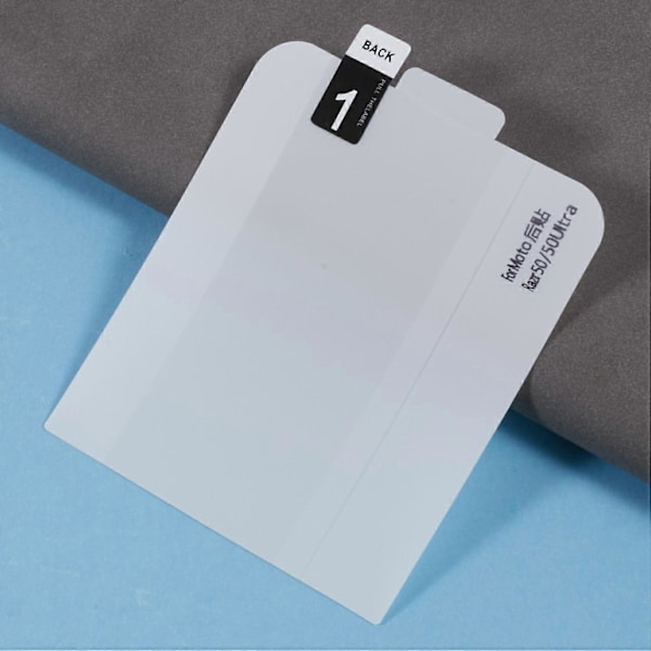 Til Motorola Razr 60 Ultra Skærmbeskyttelsessæt, Front + Bagside Fuld Dækning TPU+PET Hydrogel Film[D]