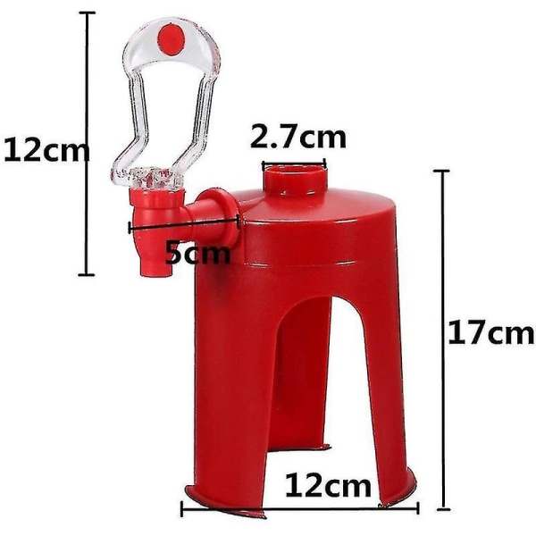 Slinx 1 st sodavattenautomat kran dricksvatten dispenser flaska upp och ner cola dryck [kk] Green