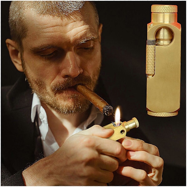 High-end Stormflamme Vindtæt Lighter Butan Lighter A