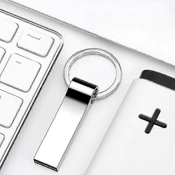 USB 2TB Flashdrev Metal USB Flash Disk Pendrive Flashhukommelse Stick USB3.0 Xm1 Silver 1TB