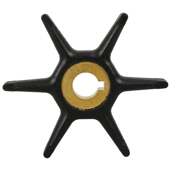 Vattenpump Impeller Ersättning Marin Vattenpump Impeller För Båtmodeller Metall Effektivt Vattenflöde 1St[D] Black 7.00X7.00X1.80CM