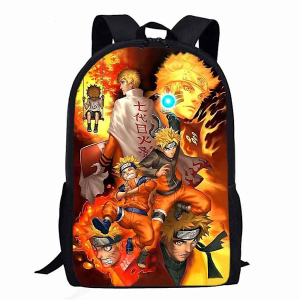 Naruto Ryggsäck Barn Pojkar Flickor Bokväska Skolväska Grundskola Skolväskor Presenter[YJD] style 2