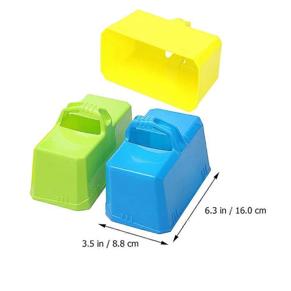 3 stk. Sommer Sandsten Maker Vinter Udendørs Sneblokforme Sne Sten Maker[D] 15.50X8.30X8.00CM