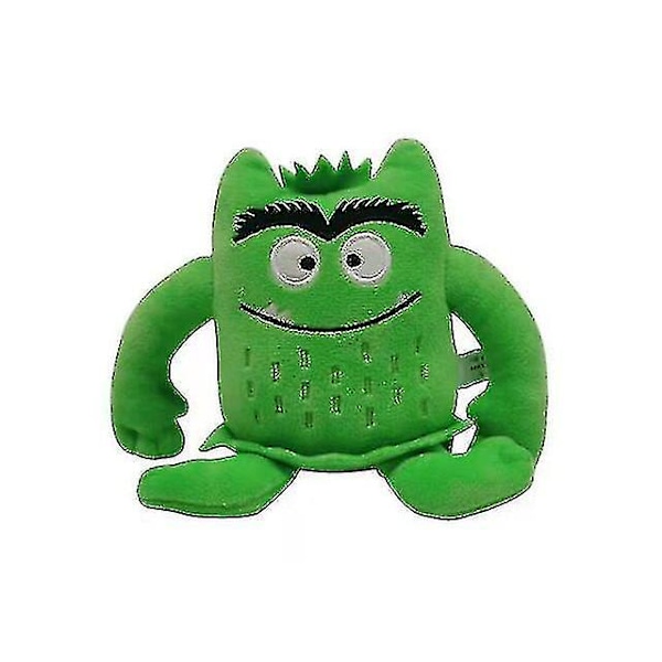 6 stk/sett Fargemonster Plussjdukke Peluche Baby Rolig Farge Følelser Plushie Fyllt Leke For Barn