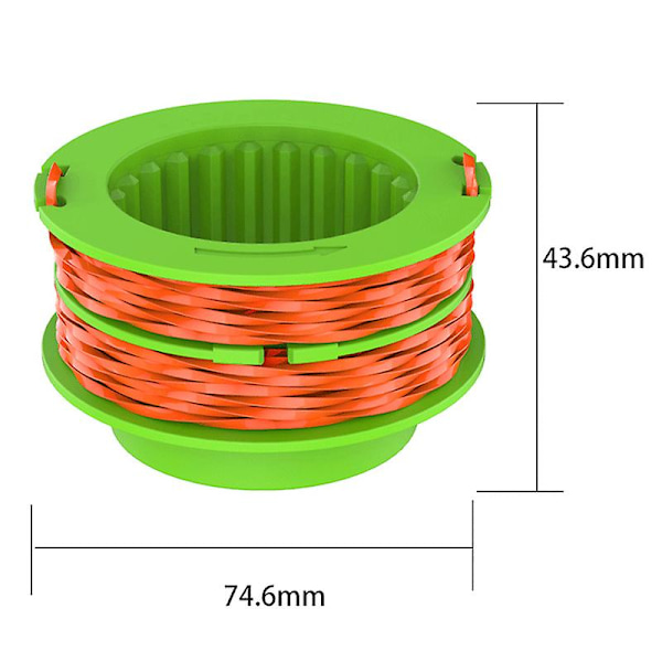 Ny 4PK For EGO Power+ AS1300 Spole Med Line String Trimmer Tilbehør Erstatning[D]
