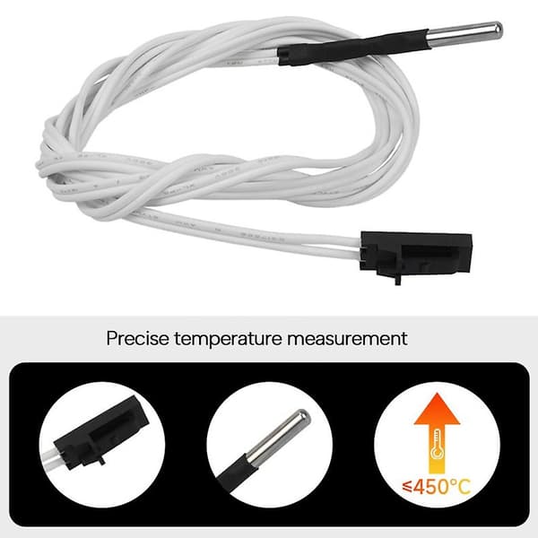 450 Graders Högtemperatursensor Termistor för Prusa i3 MK3S 3D-skrivare[D]